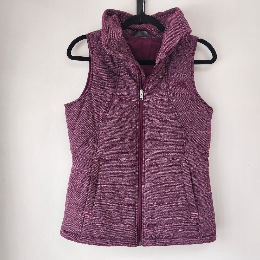 The North Face Purple Quilted Puffer Vest Camping Hiking Outdoors Women's S